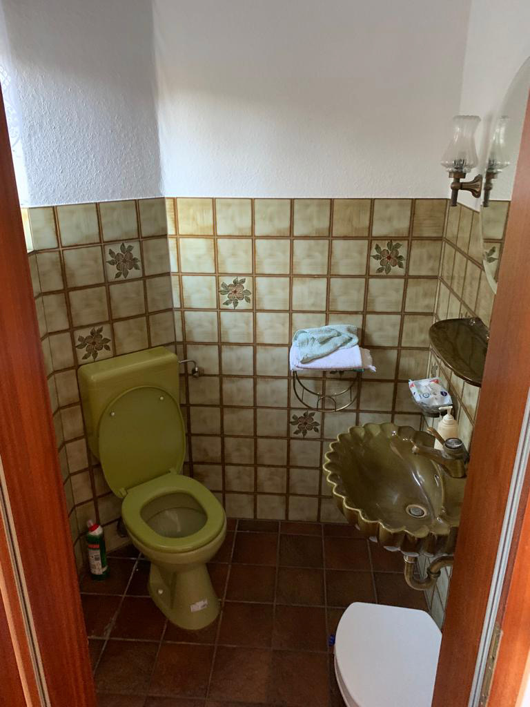 Das G&auml;ste-WC im typischen Look